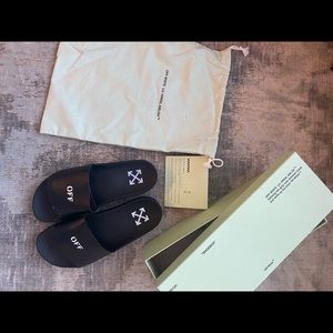 NWT OFF WHITE SLIDES